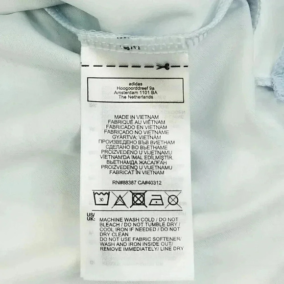 Adidas Small Primeblue Men's Pale Blue Short Sleeve Logo Jersey CON20 JSY PB - Picture 11 of 11